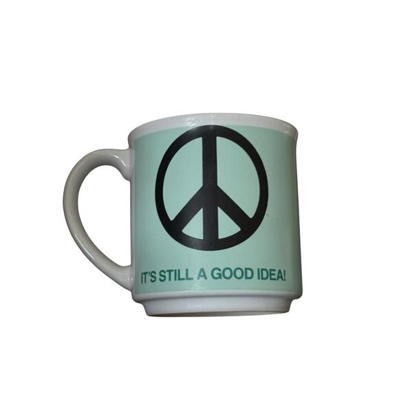 VTG Peace It’s Still A Good Idea Coffee Mug Cup Campaign for Nuclear Disarmament - Picture 1 of 4